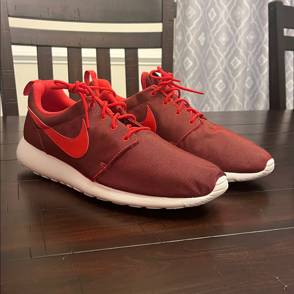 Nike Rosherun Roshe One Premium Shoes Sneakers Red October 525234 660 Mens 13
